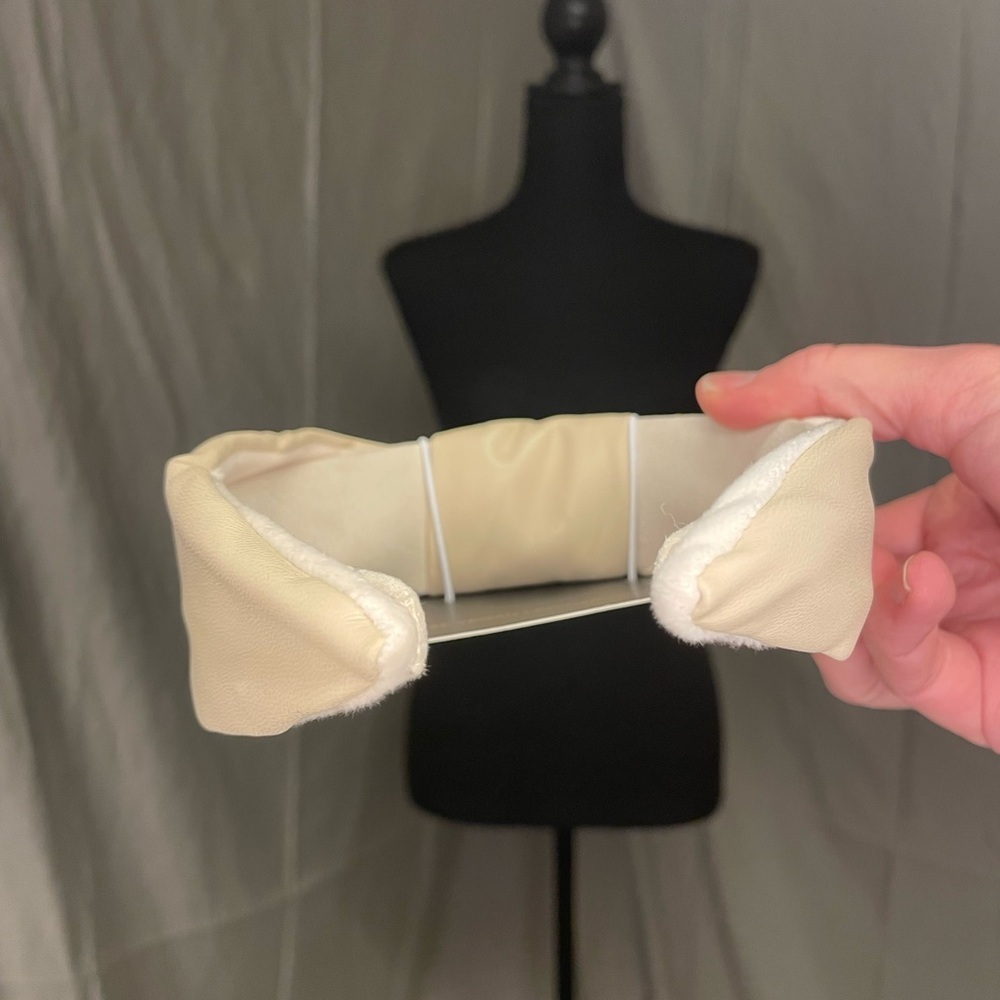 NWT Kristin Ess Cream Luxe Knotted Headband - Picture 2 of 6